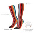 thumbnail image 4 of Balery Mexican Serape Blanket Stripes Calcetines novedosos Calcetines deportivos Calcetines hasta la rodilla Calcetines de algodón Calcetines originales y geniales, 4 of 6