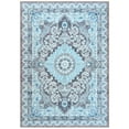 thumbnail image 7 of Ultrug Vintage Floral Print Rugs Soft Boho Carpet Retro Distressed Area Rug for Living Room Bedroom Home Decor,2'x3',Brown, 7 of 7