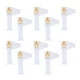 thumbnail image 1 of 10x herramientas de plástico para decoración de uñas, pinzas de Clip, pinza moldeadora de Gel , 4 colores a elegir Blanco Colcomx Abrazadera para reparación de uñas, 1 of 8