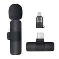 thumbnail image 3 of Wireless Microphone mic for Laptop Smartphone Video Recording CUTICAT Micrófono Lavalier, 3 of 8
