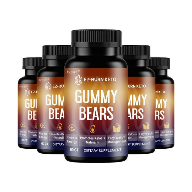 (5 Pack) EzBurn, EzBurn Ketosis ACV Gummies