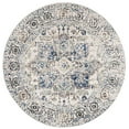 thumbnail image 2 of Safavieh Madison Collection MAD603F Oriental Snowflake Medallion Distressed Non-Shedding Stain Resistant Living Room Bedroom Area Rug, 6'7" x 6'7" Round, Grey / Ivory, 2 of 2