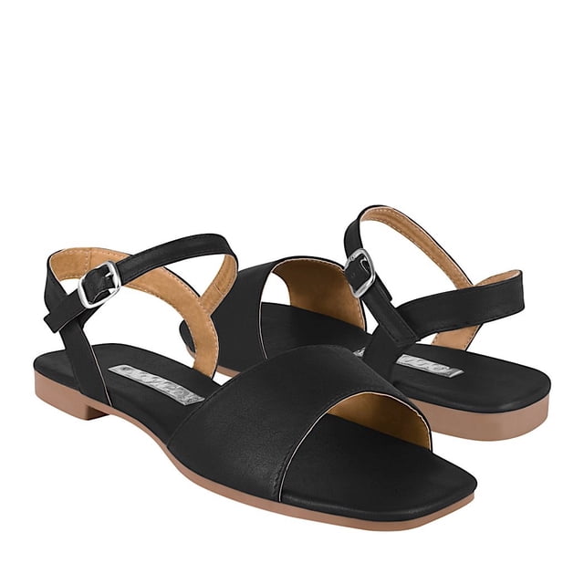 SANDALIAS DAMA STYLO 5003 SIMIPIEL NEGRO Stylo 5003