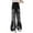 Black, variant on Otqutp Girls Cute Bow Cargo Flared Jeans Elastic Waist Wide Leg Baggy Denim Pants for Teen Y2K Stretchy Tween Denim Pants