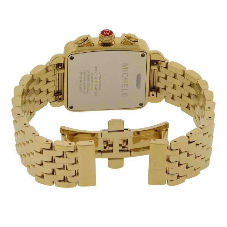 Michele Deco Day Watch. 2 Bands! Michele Deco II Mid-Size MWW06I000006 Womens Double Wrap  main image 4