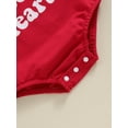 thumbnail image 7 of Suealasg Baby Girls Valentine’s Day Romper Infant Long Sleeve Crewneck Heart Letter Pattern Bodysuits Jumpsuits 3M 6M 12M 18M Casual Spring One Piece Clothes for Infant Girls, 7 of 7