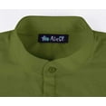 thumbnail image 6 of Atasi Indian Mens Henley Shirt Long Sleeve Casual Mandarin Collar Short Kurta, 6 of 7