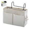 thumbnail image 1 of Bedside Caddy Bedside Hanging Storage Basket Multi-Function Organizer Caddy for Bunk and Hospital Beds Dorm Rooms Bed Rails, Can be Placed Glasses Books Mobile Phones Keys, 1 of 7