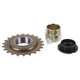 thumbnail image 1 of Kit De Conector De Rueda , Transmisión De Potencia Mejorada Rueda De Bicicleta 22T De Larga Vida útil Con Adaptador De 30 Mm Rendimiento Estable Para Motocicleta, 1 of 7