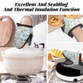 thumbnail image 7 of Pofeuu Rabbit Burger Coffee Print Thickened Mini Silicone Oven Mitts Heat Resistant, Rubber Oven Mitt Gloves, Finger Pinch Grips, Pot Holder, Silicone Potholder, 7 of 7