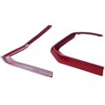 thumbnail image 5 of Cubierta de volante Abs roja para Mazda Cx-3 Cx3 2016-2018 (1 par) Afortunado Sencillez, 5 of 5