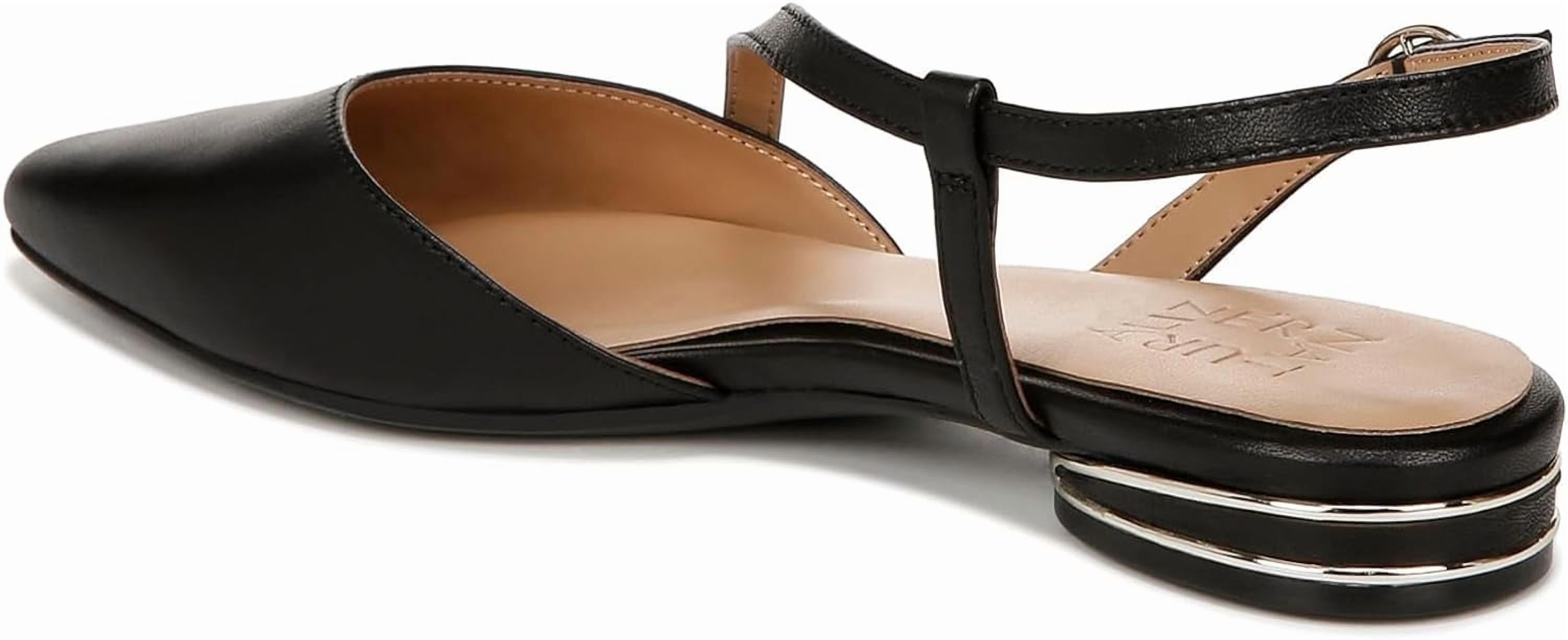 (取寄) ナチュラライザー レディース ハワイ ポインテッド トゥ スリングバック フラッツ Naturalizer women Naturalizer Hawaii Pointed Toe Slingback Flats Black Leather Naturalizer Womens Hawaii Pointed Toe Slingback Flats Black