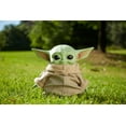 thumbnail image 4 of Figura de peluche de Grogu de Star Wars con cuerpo suave inspirada en Star Wars The Mandalorian de 11 pulgadas, 4 of 7