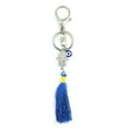 thumbnail image 2 of 1 Hamsa Tassel Keychain Purse Silver Accessory Kabbalah Evil Eye Lucky Charm !, 2 of 5