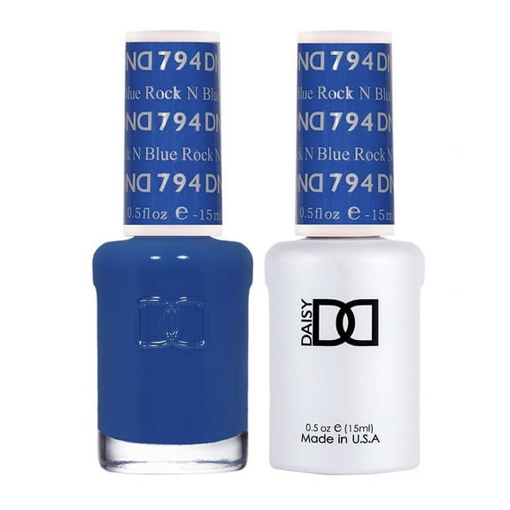 DND Match UV Gel   Nail Polish #794 Rock n Blue