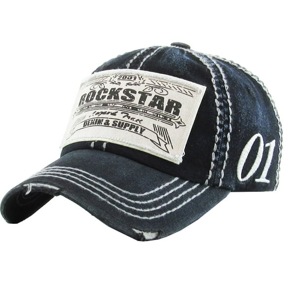 ROCKSTAR Vintage Ballcap One Size Adjustable