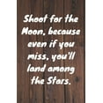 thumbnail image 1 of Shoot for the Moon, because even if you miss, you'll land among the Stars. Happy 55th Birthday!: Shoot For The Moon.. Happy 55th Birthday Card Quote J, 1 of 1