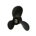 thumbnail image 4 of Quicksilver Black Diamond 3-Blade Aluminum Propeller, 9.3" Diameter x 11" Pitch, Right Hand Rotation, 4 of 7