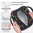 thumbnail image 3 of Disketp Colorful Palms Bolsa Térmica para Almuerzo, Lonchera con Abertura Amplia y Gran Capacidad, Organizador Reutilizable para Mujeres, Hombres y Adultos, 3 of 6