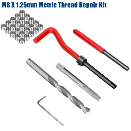 

ZGBY 30X Metric Thread Repair Insert Kit Drill Car Pro Coil Tool M8 X 1.25Mm