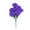 Purple#5, variant on Artificial Carnation Flower Bouquet - Mother's Day Gift, Home Decor, 6 Colors (Pink, Yellow, Orange, White, Red), 18.11" Silk Floral Arrangement for Living Room, Dining Table