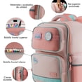 thumbnail image 3 of Mochila Escolar SQbags con Parches Pink, 3 of 5