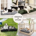 thumbnail image 4 of Cama extragrande para perros Bedsure, 112 x 89 x 10 cm, impermeable, gris, 4 of 9