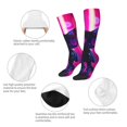 thumbnail image 3 of Balery Neon Toy Cat Reflections Calcetines novedosos Calcetines deportivos Calcetines hasta la rodilla Calcetines de algodón Calcetines originales y geniales, 3 of 6