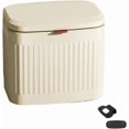 thumbnail image 1 of HELIAHOO Hanging Kitchen Compost Bin Small Trash Can With Removable Inner Barrel Suitable For Cabinet Countertop Bathroom Hanging Wall Sliding Cover (White) AZ83-29409, 1 of 9