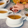 thumbnail image 4 of Kook Gravy Boat and Saucer with Spoon, 23.8 oz, White, 4 of 5