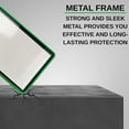 thumbnail image 3 of Magnetic Aluminum Graded PSA Slab Guard UV Resistant Glass 35PT Premium Protector Display Case For Standard PSA CGC Graded Sport Trading Cards - Aurora Green, 3 of 9