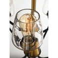 thumbnail image 4 of Maxim 26125CLBZAB 23 in. Goblet Five-Light Chandelier Ceiling Light, Bronze & Antique Brass, 4 of 5
