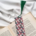 thumbnail image 6 of Kdxio Beautiful Flower Print Metal Tassel Bookmarks,Perfect Gift for Art Lovers and Bookworms Metal Bookmarks for Women, 6 of 8