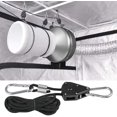thumbnail image 4 of 4 Pcs Ratchet Ropes with Hooks for Lamp or Plants, Adjustable Hook Rope 220cm Lo, 4 of 5