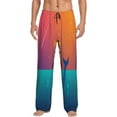 thumbnail image 2 of Kdxio Lighthouse and Whale Print Men's Sleep Pajama Pant Lounge Pants with Pockets, 2 of 8
