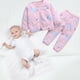 thumbnail image 5 of Ropa de bebé, ropa de otoño para bebé, pijamas cálidos de dos piezas de lana coralina, 5 of 5