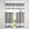 thumbnail image 1 of Live Laugh Love Window Tier and Valance Set - 24” - Gray - 3 Pieces, 1 of 4