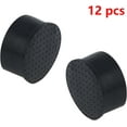 thumbnail image 4 of GFDYREE PVC Round Table Leg Tips(12 Pack)-Chair Furniture Feet Leg Pads Tile Floor Protectors, 2-3/8 Inches, Black, 4 of 4