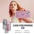 thumbnail image 3 of Allytechgroup iPhone 14 / iPhone 13 Case Magnetic, Compatible with Magsafe Matte Back Cover Military Grade Shockproof Anti-Scratch Slim Fit Phone Case Cover for Apple iPhone 14/ iPhone 13, Pink, 3 of 9