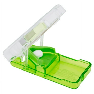 Ezy Dose Pill Cutter Safety-Shield, Cut Pills, Vitamins, Tablets, Assorted Colors