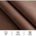 thumbnail image 4 of Pro Space 50" x 108" Outdoor Curtain Panel for Porch Patio Privacy Drape Top Tab Window Curtain with UV Ray Protected and Waterproof(2 Panel - coffee), 4 of 7