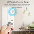 thumbnail image 3 of eMylo Wireless Siren Magnetic Sensor 130dB Door Alarm Sensor Self-adhesive Window Alarm 3 Alarm Tones with Remote Control for Home Security (2 Pack), 3 of 5