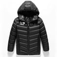 thumbnail image 4 of LOVZFMLL Jackets for Girls USB Intelligent Constant Temperature Heated Windproof Plus Size Coat For Kids Winter 3 Heated Jacket Coat 8-9 Years, 4 of 9