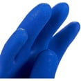 thumbnail image 5 of Guantes de limpieza para el hogar, goma para lavavajillas, cocina, forrados de algodón, 2 pares (azul) Rojo Verde, 5 of 5