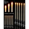 thumbnail image 3 of Velas cónicas sin llama VIHOSE con soporte remoto, 24 unidades, 3 of 7