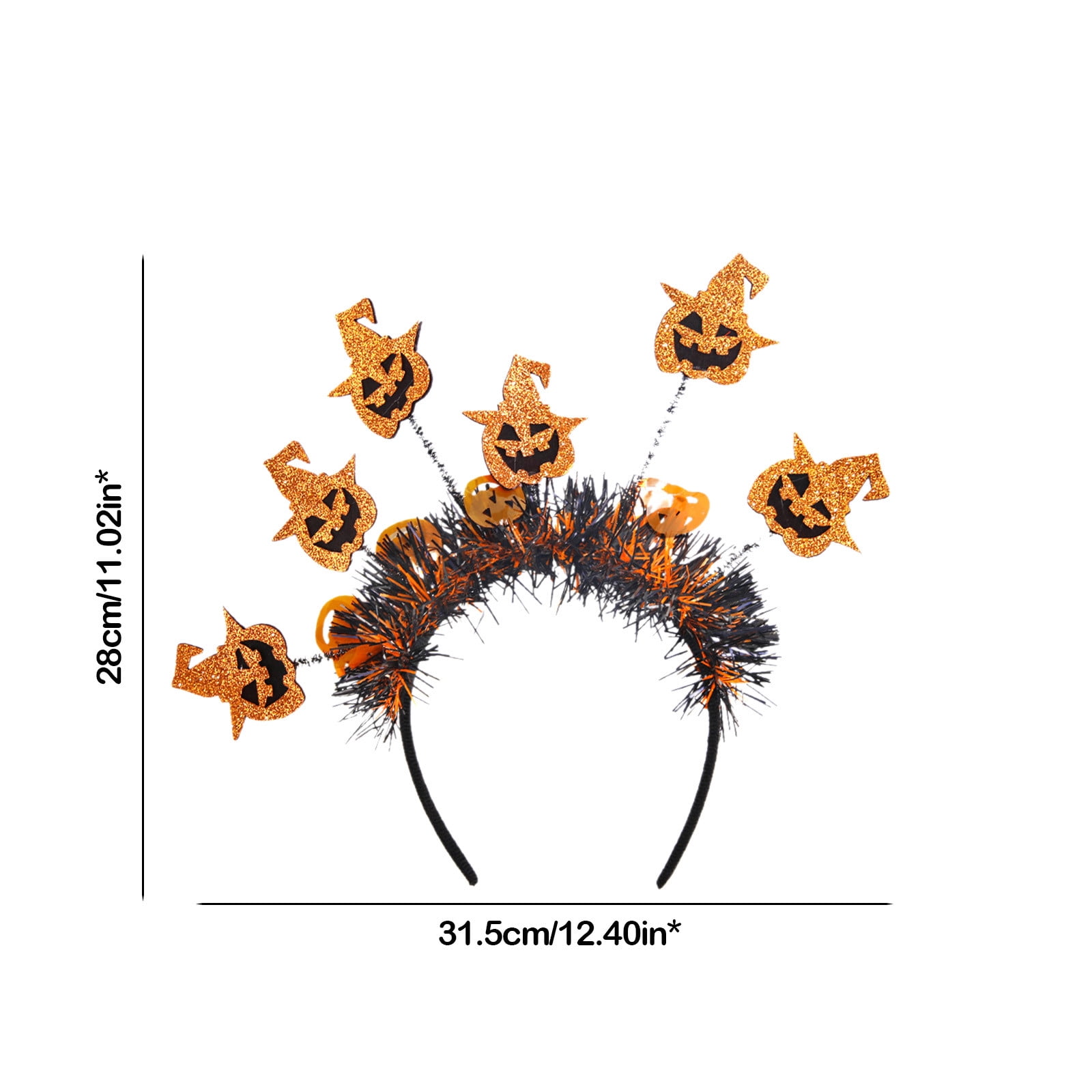 Boovnll Halloween Headband, Funny Cute Hair Hoop Black Halloween