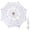White, variant on HEALEEP Lace Umbrella Centerpiece Wedding Photography Props White Cotton 1Pack 12X12X10In