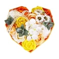 thumbnail image 1 of Portable Soap Flower Box Perfect Gifts Cream Heart-shape Decorative Flower Gift Box for Festival, 1 of 8