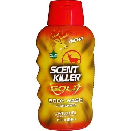 Wildlife Research Center Scent Killer Gold Liquid Body Wash & Shampoo 12 FL OZ Hunting Scent Elimination