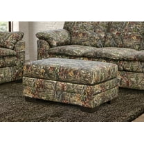 Furniture Classics Model 8-080-A86V1 Rectangular Upholstered Ottoman in Superflauge Camo Fabric